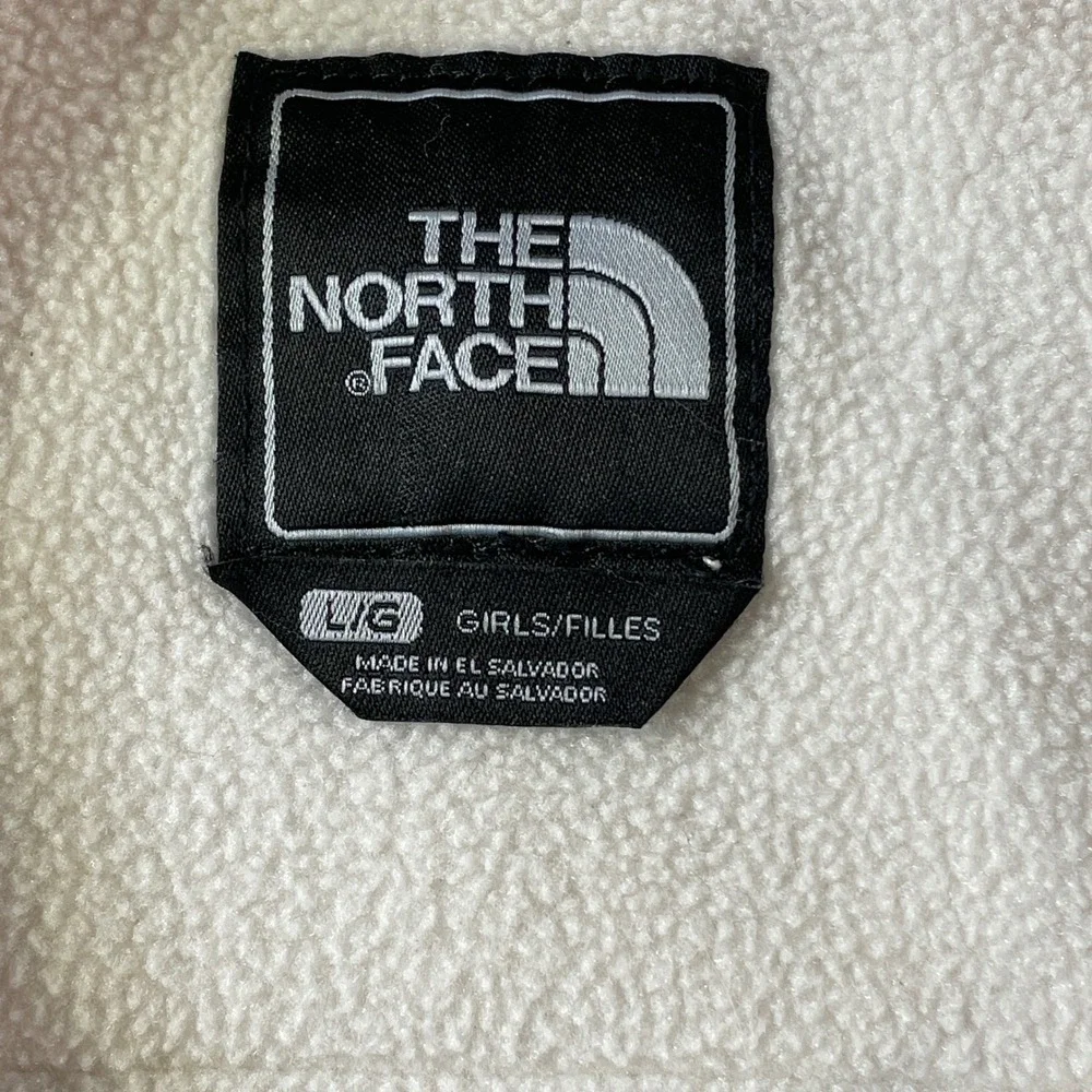 The North Face Jacket Girls Large‎ Pink Fleece Full Zip Polartec School Outdoor